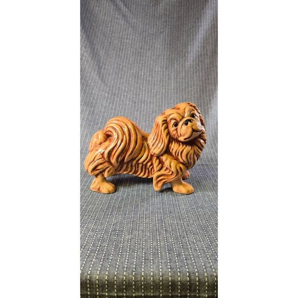 Vintage Porcelain Pekingese Dog - Picture 1 of 11